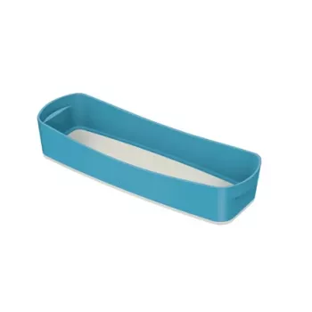 Leitz MyBox Cosy Organiser Tray Long, Przechowywanie, Pudełko do przechowywania, Niebieski, Prostokątny, Plastik, Monochromatyczny, 307 mm