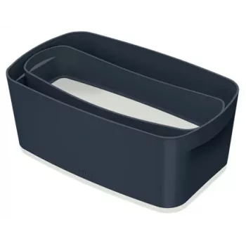 Leitz MyBox Cosy Organiser Tray Long, Pojemnik do przechowywania, Pudełko do przechowywania, Szary, Prostokątny, Plastik, Monochromatyczny, Do wnętrz