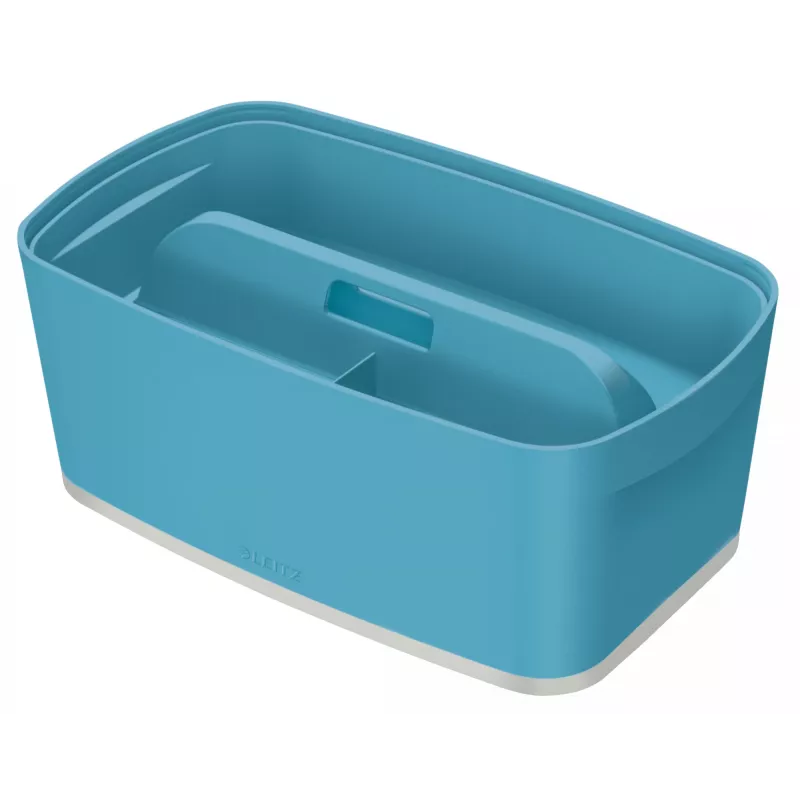 Leitz MyBox Cosy Organizer Tray with handle Small, Storage, niebieski, Tworzywo sztuczne, 307 mm, 181 mm, 56 mm, 300 g