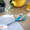 Leitz Cosy Titanium Office Scissors 205 mm, Adult, prosty cut, Single, niebieski, Stainless steel, Office scissors