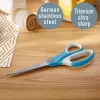 Leitz Cosy Titanium Office Scissors 205 mm, Adult, prosty cut, Single, niebieski, Stainless steel, Office scissors