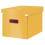 Leitz Click & Store Cosy Cube Duży Pojemnik Do Przechowywania, Pojemnik do przechowywania, Żółty, Prostokątny, Karton, Monochromatyczny, Do użytku wewnętrznego