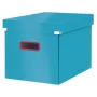 Leitz Click & Store Cosy Cube Duży pojemnik do przechowywania, Pojemnik do przechowywania, Niebieski, Prostokątny, Karton, Monochromatyczny, Do użytku wewnętrznego