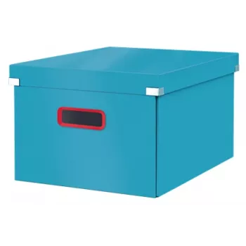 Leitz Click & Store Cosy Medium Storage Box, Pudełko do przechowywania, Niebieski, Prostokątny, Karton, Monochromatyczny, Do użytku wewnętrznego