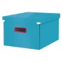 Leitz Click & Store Cosy Medium Storage Box, Pudełko do przechowywania, Niebieski, Prostokątny, Karton, Monochromatyczny, Do użytku wewnętrznego