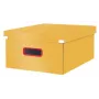 Leitz Click & Store Cosy Duży Pojemnik Do Przechowywania, Pojemnik do przechowywania, Żółty, Prostokątny, Karton, Monochromatyczny, Do użytku wewnętrznego