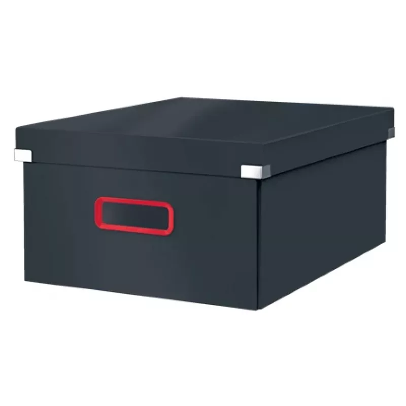 Leitz Click & Store Cosy Large Storage Box, Pudełko do przechowywania, Szary, Prostokątny, Karton, Monochromatyczny, Do użytku wewnętrznego
