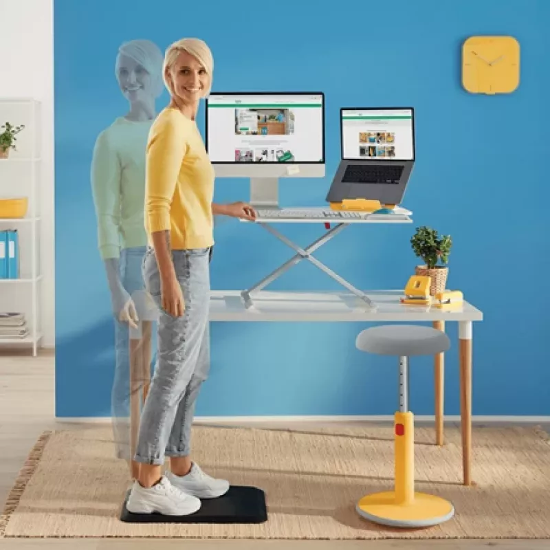 Leitz Ergo Cosy Regulowana podstawka pod laptop, 80% plastiku z recyklingu