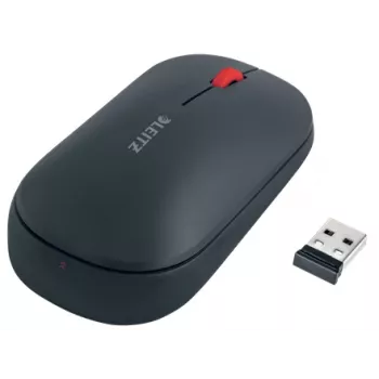 Leitz Cosy Mysz bezprzewodowa, symetryczna, RF Wireless + Bluetooth, 4000 DPI, szary