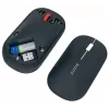 Leitz Cosy Mysz bezprzewodowa, symetryczna, RF Wireless + Bluetooth, 4000 DPI, szary