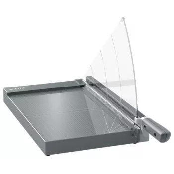 Leitz Precision Office Pro Gilotyna do papieru A4+, 25 arkuszy, stal nierdzewna, A4 Maxi, 80 g/m², aluminium, szkło, stal nierdzewna, antracyt