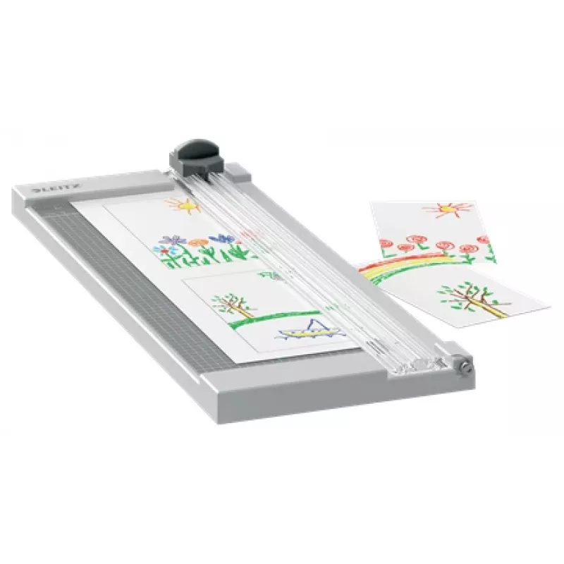 Leitz Precision Home Paper Trimmer A4, 8 arkuszy, A4, 80 g/m², szary, guma, 153 mm