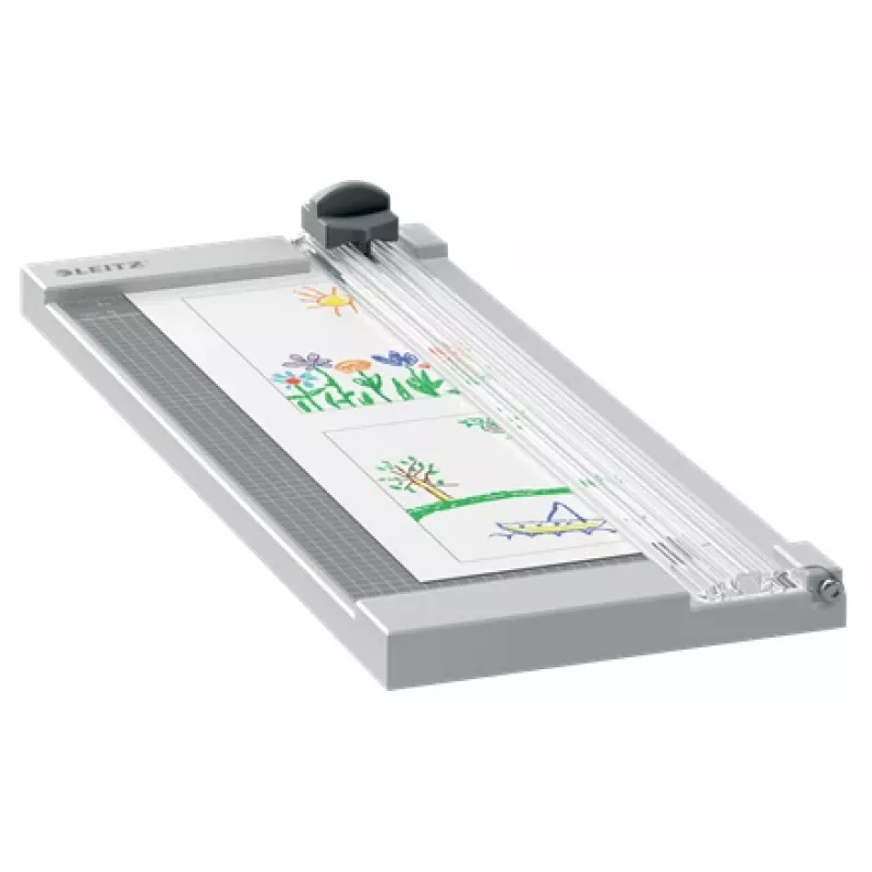 Leitz Precision Home Paper Trimmer A4, 8 arkuszy, A4, 80 g/m², szary, guma, 153 mm