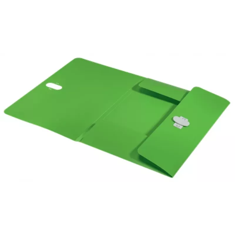 Leitz Recycle teczka z 3 klapkami, Teczka kopertowa, A4, Polipropylen (PP), Zielony, Pozioma, 150 arkuszy