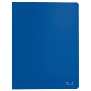 Leitz Recycle książka prezentacyjna, niebieska, polipropylen (PP), 20 kieszeni, 40 arkuszy, poziomo/pionowo, A4