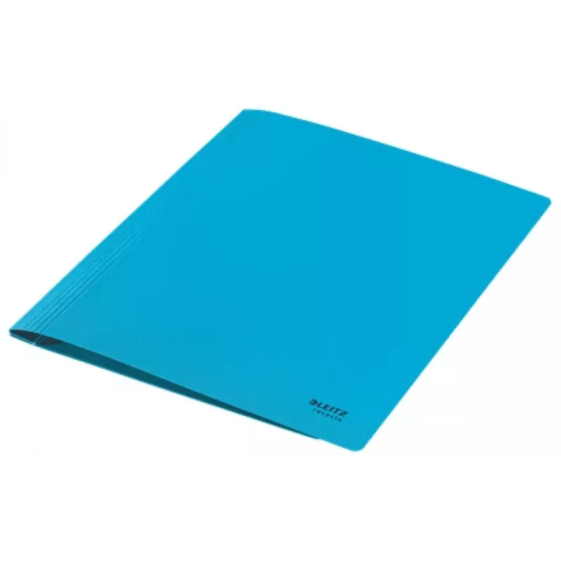 Leitz Recycle Card płaski File, konwencjonalna teczka na dokumenty, A4, karton, niebieska, pozioma/pionowa, 250 arkuszy