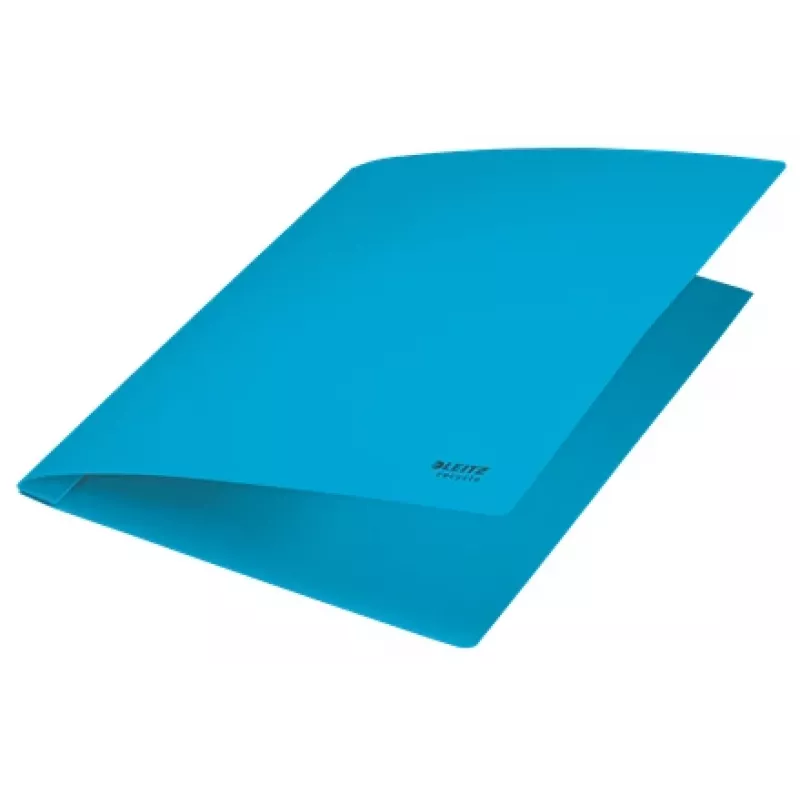 Leitz Recycle Card płaski File, konwencjonalna teczka na dokumenty, A4, karton, niebieska, pozioma/pionowa, 250 arkuszy
