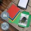 Leitz Recycle teczka kartonowa z 3 zakładkami, konwencjonalna teczka na dokumenty, A4, karton, czerwona, 250 arkuszy, 80 g/m²