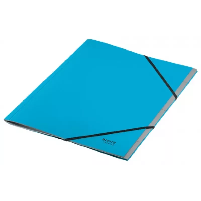 Leitz Recycle Card Divider Book, Signature folder, A4, Carton, niebieski, 430 g/m², Elastic band
