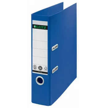 Leitz 180° Recycle segregator dźwigniowy, A4, okrągłe pierścienie, przechowywanie, karton, niebieski, niebieski