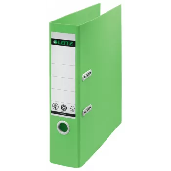 Leitz 180° Recycle segregator dźwigniowy, A4, okrągłe pierścienie, przechowywanie, karton, zielony, zielony