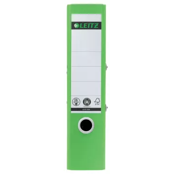 Leitz 180° Recycle segregator dźwigniowy, A4, okrągłe pierścienie, przechowywanie, karton, zielony, zielony
