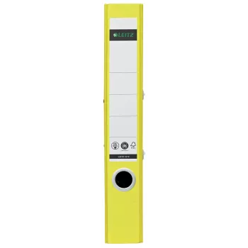 Leitz 180° Recycle Segregator dźwigniowy, A4, okrągłe pierścienie, przechowywanie, karton, żółty, żółty