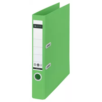 Leitz 180° Recycle segregator dźwigniowy, A4, okrągłe pierścienie, przechowywanie, karton, zielony, zielony