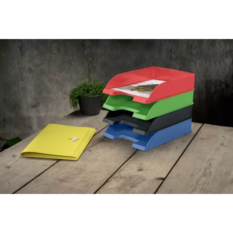 Leitz Recycle Letter Tray, tworzywo sztuczne, czerwony, A4+, A4, A4+, 1 szuflada(y), 255 x 70 x 357 mm