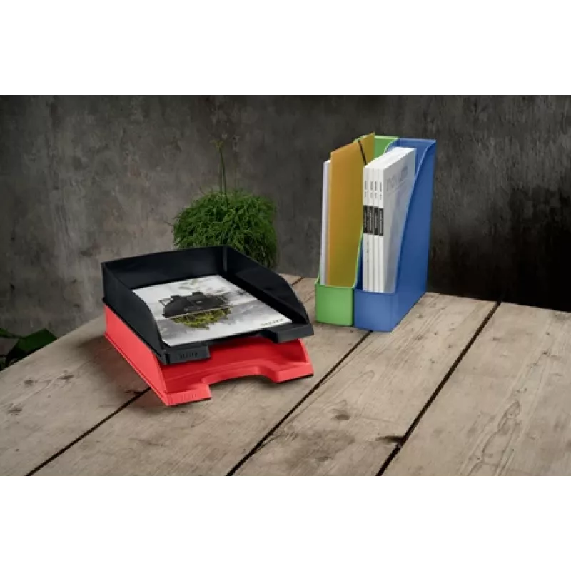 Leitz Recycle Letter Tray, plastik, zielony, A4+, A4, A4+, 1 szuflada(y), 255 x 70 x 357 mm