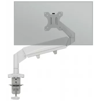 Leitz Ergo Space Saving Single Monitor Arm, Clamp/Grommet, 9 kg, 43.2 cm (17 cali), 81.3 cm (32 cale), 100 x 100 mm, Szary