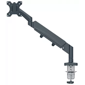 Leitz Ergo oszczędzający miejsce pojedynczy uchwyt do monitora, 9 kg, 43,2 cm (17 cali), 81,3 cm (32 cale), 75 x 100 mm, Regulacja wysokości, Szary