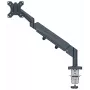 Leitz Ergo oszczędzający miejsce pojedynczy uchwyt do monitora, 9 kg, 43,2 cm (17 cali), 81,3 cm (32 cale), 75 x 100 mm, Regulacja wysokości, Szary