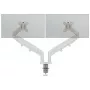Leitz Ergo Space Saving Dual Monitor Arm, Clamp/Grommet, 18 kg, 43,2 cm (17 cali), 81,3 cm (32 cale), 100 x 100 mm, szary