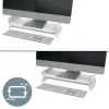 Leitz Ergo Regulowana podstawka pod monitor, wolnostojąca, 68,6 cm (27 cali), regulacja wysokości, szary
