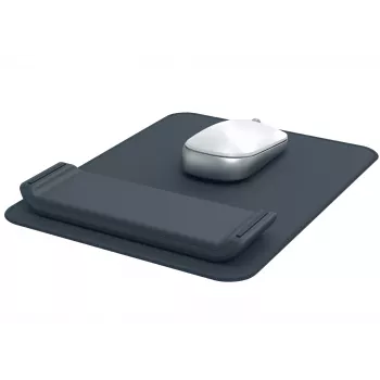 Leitz Ergo podkładka pod mysz z regulowanym podparciem nadgarstka, szara, 200 mm, 260 mm, 450 g, 1 szt.
