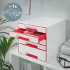 Leitz szafka z szufladami WOW Cube 5 szuflad, 5 szuflad, tworzywo sztuczne, 270 mm, 287 mm, 363 mm, 3,59 kg