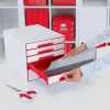 Leitz szafka z szufladami WOW Cube 5 szuflad, 5 szuflad, tworzywo sztuczne, 270 mm, 287 mm, 363 mm, 3,59 kg