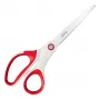 Leitz WOW Titanium Office Scissors 205 mm, Dla dorosłych, Cięcie proste, Pojedyncze, Czerwony, Biały, Stal nierdzewna, Nożyczki biurowe