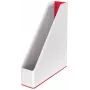 Leitz Magazine File WOW Dual Colour, czerwony, biały, tworzywo sztuczne, A4, 73 mm, 318 mm, 272 mm