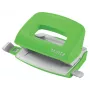 Leitz NeXXt Recycle Mini dziurkacz, 10 arkuszy, czarny, tworzywo sztuczne, 8 cm, 5,5 mm, A4