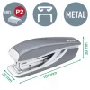 Leitz Zszywacz i dziurkacz zestaw Mini WOW, 10 kartek, czerwony, P2, metal, 80 g/m², 3,5 cm