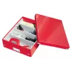 Leitz Click & Store WOW Medium Organiser Box, pudełko do przechowywania, czerwony, prostokątny, karton, monochromatyczny, do użytku wewnętrznego