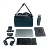 Leitz Fabric Compact Hot Desking Work Bag, tkanina, monochromatyczny, unisex, 355 mm, 200 mm, 210 mm