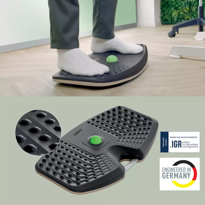 Leitz Ergo Active Balance Board, deska balansowa, ciemnoszary, 200 kg, -14 - 14°, 540 mm, 310 mm