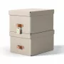 Leitz Puro Storage Box z pokrywą, średni, 17L, karton z recyklingu 100%, zestaw 2 szt.