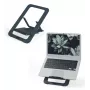 Leitz Ergo Aluminium Ultra-Flat Adjustable Laptop Stand, Laptop & tablet arm, Dark szary, Aluminium, 25.4 cm (10 inch), 43.2 cm (17 inch), 25.4 cm (10 inch)