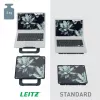 Leitz Ergo Aluminium Ultra-Flat Adjustable Laptop Stand, Laptop & tablet arm, Dark szary, Aluminium, 25.4 cm (10 inch), 43.2 cm (17 inch), 25.4 cm (10 inch)