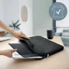 Leitz Ergo Aluminium Ultra-Flat Adjustable Laptop Stand, Laptop & tablet arm, Dark szary, Aluminium, 25.4 cm (10 inch), 43.2 cm (17 inch), 25.4 cm (10 inch)