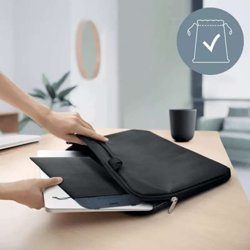 Leitz Ergo Aluminium Ultra-Flat Adjustable Laptop Stand, Laptop & tablet arm, Dark szary, Aluminium, 25.4 cm (10 inch), 43.2 cm (17 inch), 25.4 cm (10 inch)